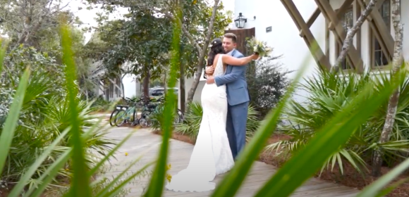 Rosemary Beach Town Hall Wedding | Chris & Carol Anne